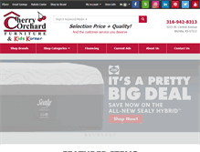 Tablet Screenshot of cherryorchardfurniture.com